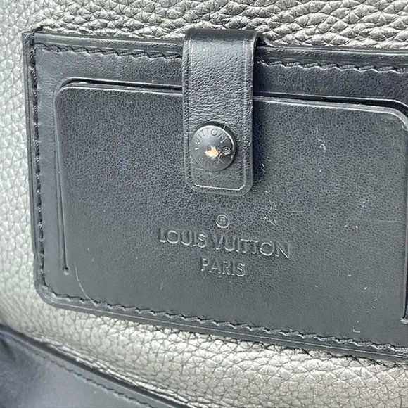 Louis Vuitton Alpha Gray Taurillon Leather Black Leather Orange Interior Travel main image 11